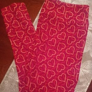 LuLaRoe Heart Leggings
